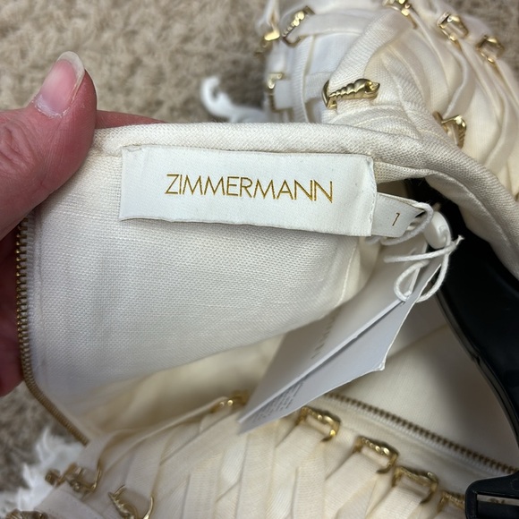 NWT Zimmerman coaster corset laced dress sz 6 - Picture 14 of 17